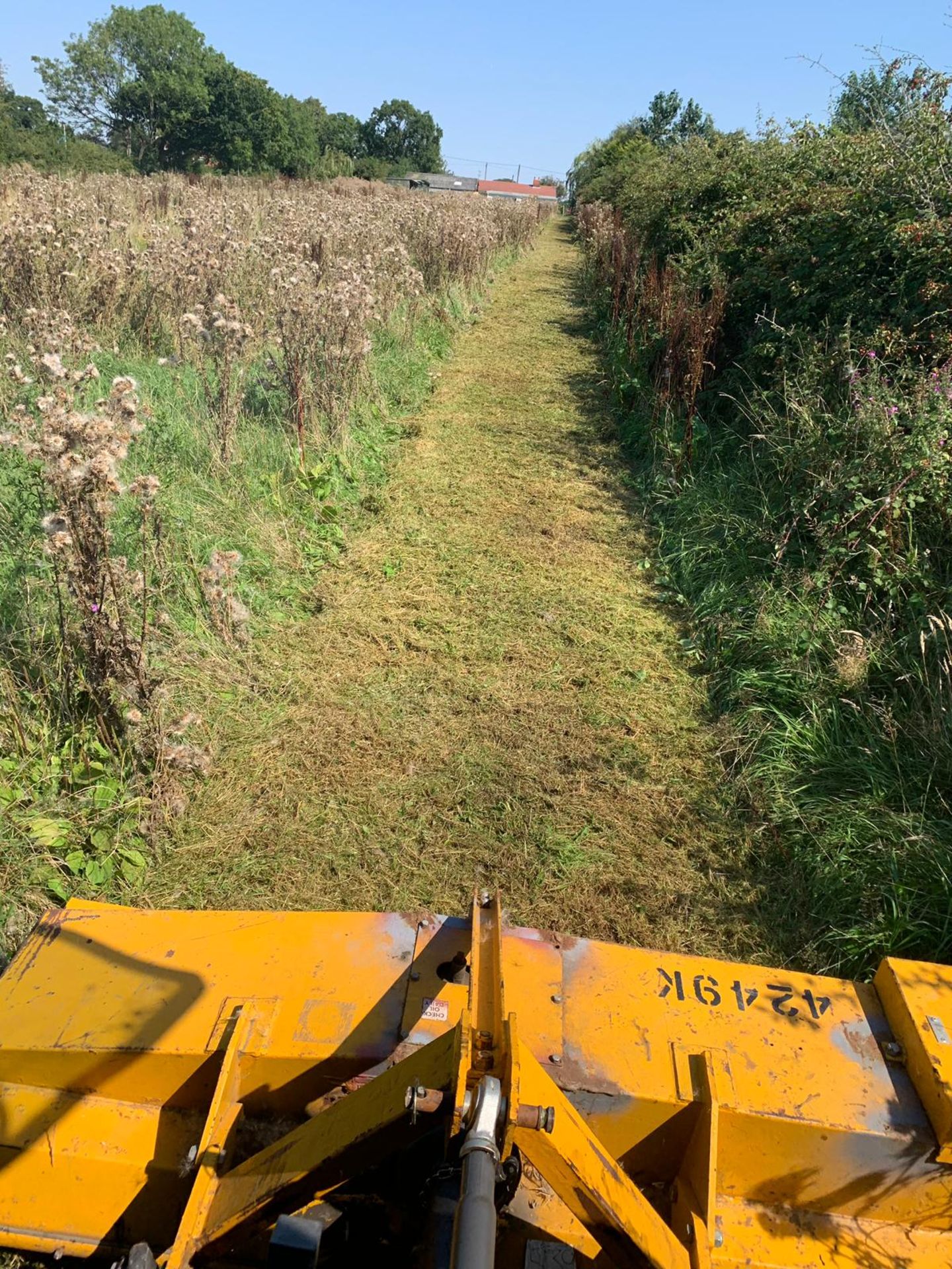 BOMFORD FLAIL MOWER, 6 FOOT CUT, WORKS WELL *PLUS VAT* - Image 3 of 12