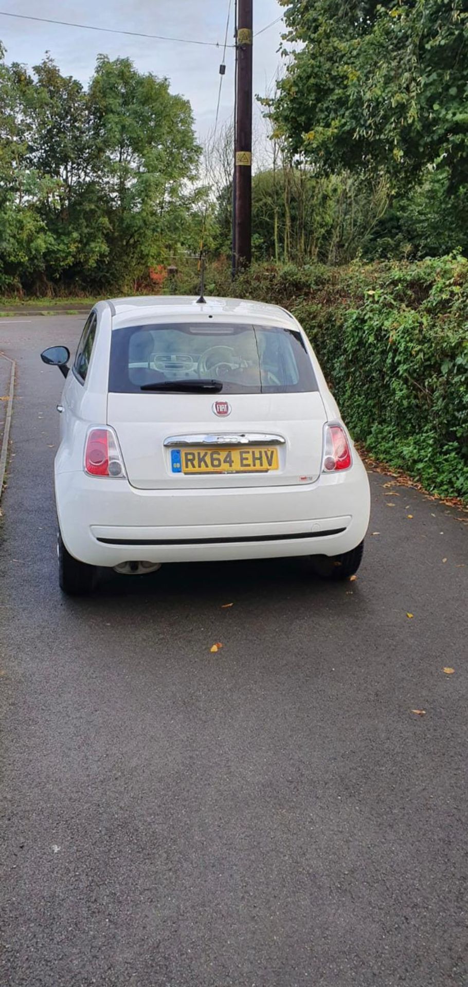 2014/64 REG FIAT 500 POP 1.25 PETROL WHITE 3 DOOR HATCHBACK, SHOWING 1 FORMER KEEPER *NO VAT* - Image 5 of 9