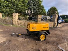 ATLAS COPCO XAS 36 SINGLE AXLE AIR COMPRESSOR, RUNS, WORKS, MAKES AIR *PLUS VAT*