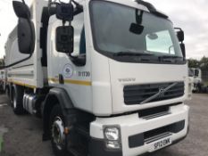 2012/12 REG VOLVO FE 300 6X2 REFUSE TRUCK REAR STEERING REAR LIFT EX COUNCIL AUTO GEARBOX FARAD BODY