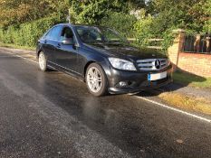 2009/09 REG MERCEDES C220 SPORT CDI AUTOMATIC 2.2 DIESEL BLACK 4 DOOR SALOON *NO VAT*