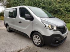 2016/66 REG RENAULT TRAFIC SL27 BUSINESS DCI 1.6 DIESEL SILVER MPV - 7 SEATER *NO VAT*