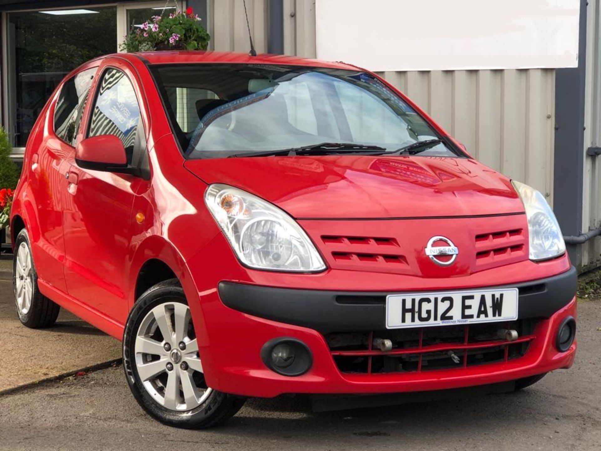 CAR-A-TOW ! 20K MILES! 2012 NISSAN PIXO N-TEC 1.0L RED PETROL 5 DOOR, SHOWING 1 FORMER KEEPER!