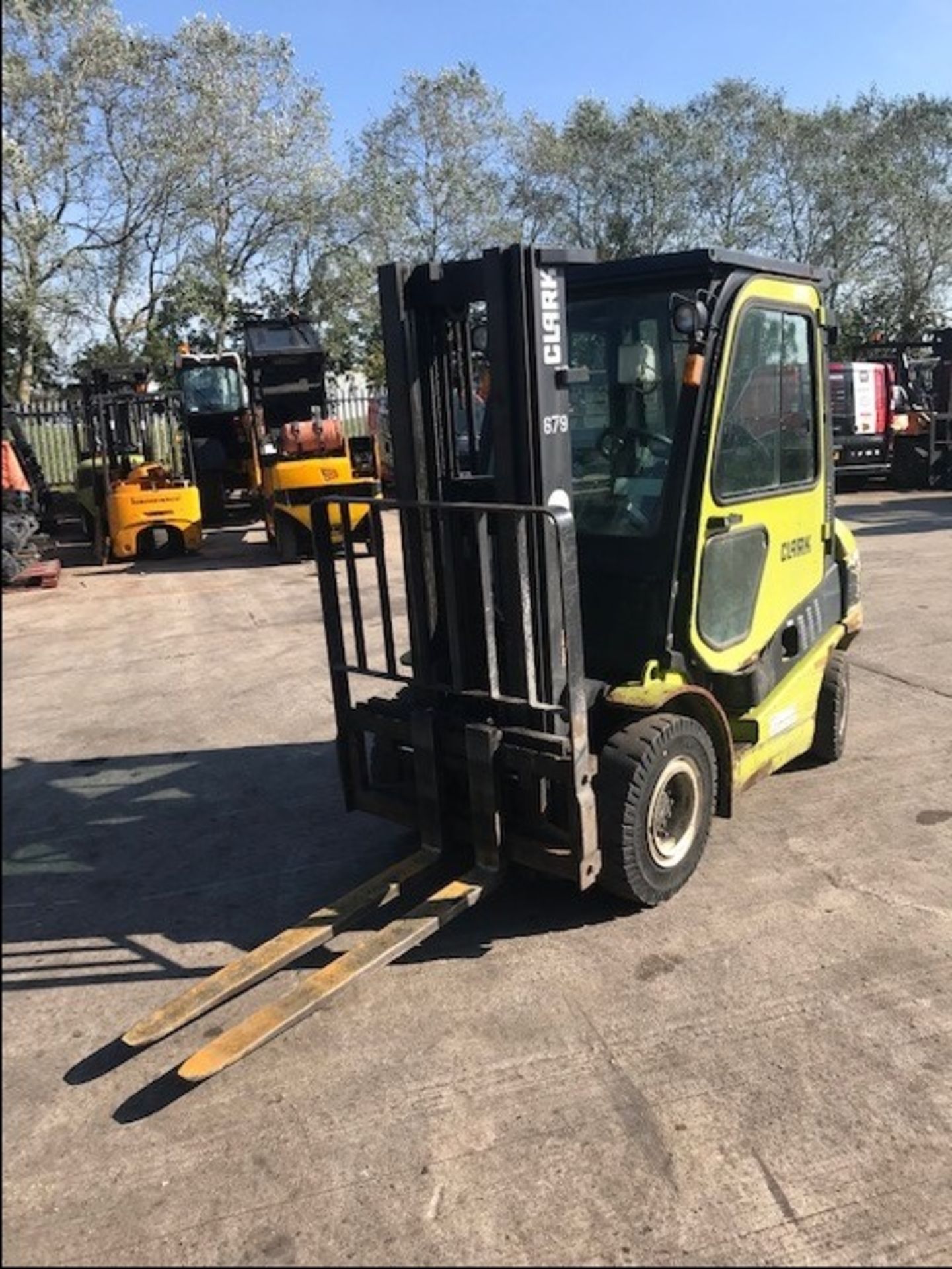 CLARK C25D COUNTERBALANCE DIESEL FORKLIFT, YEAR 2013 *PLUS VAT* - Image 2 of 4