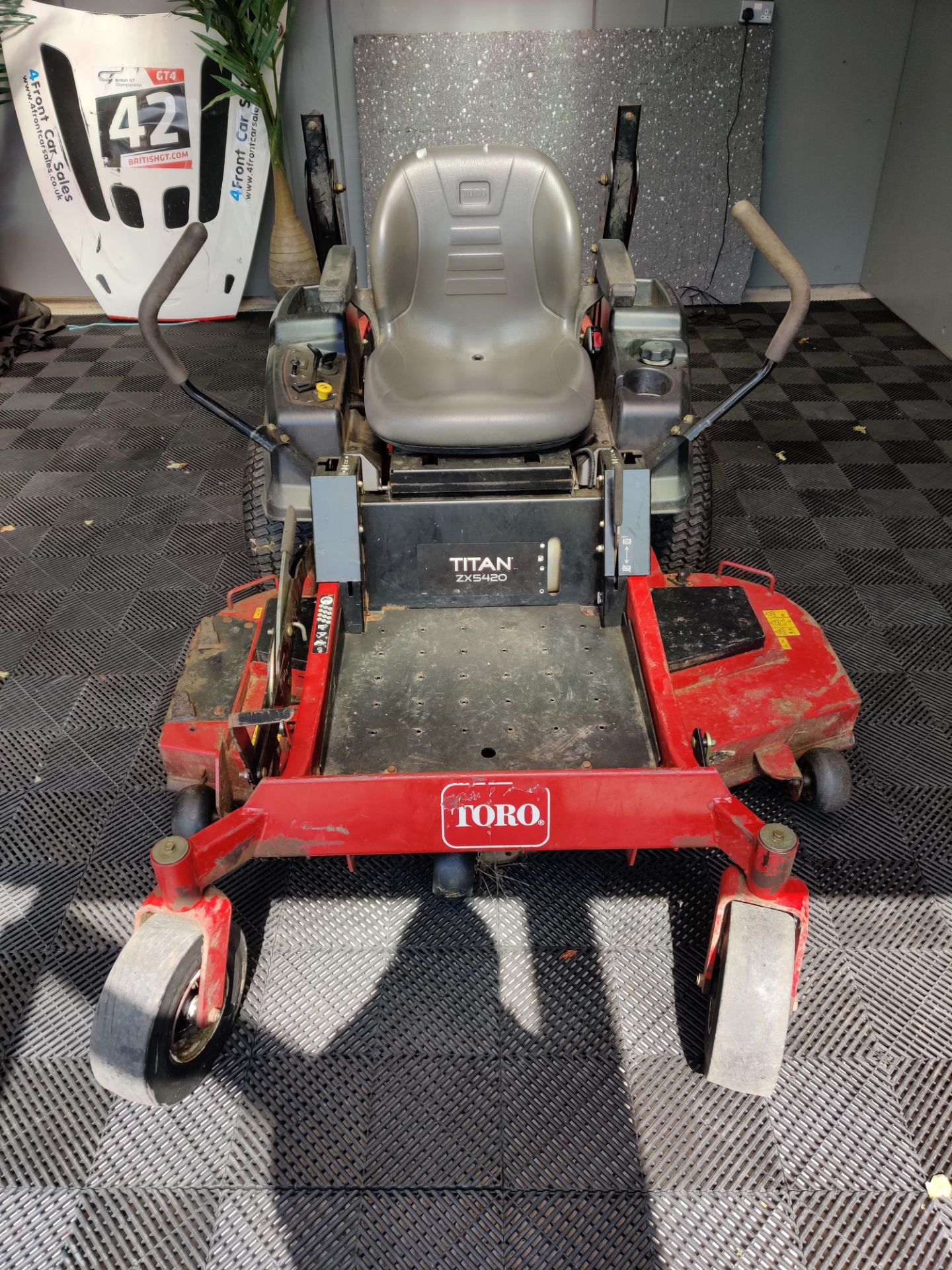 2013 TORO TITAN 5420 RIDE ON ZERO TURN 54" CUT KAWASAKI ENGINE LAWN MOWER, LOW HOURS *PLUS VAT* - Image 2 of 10