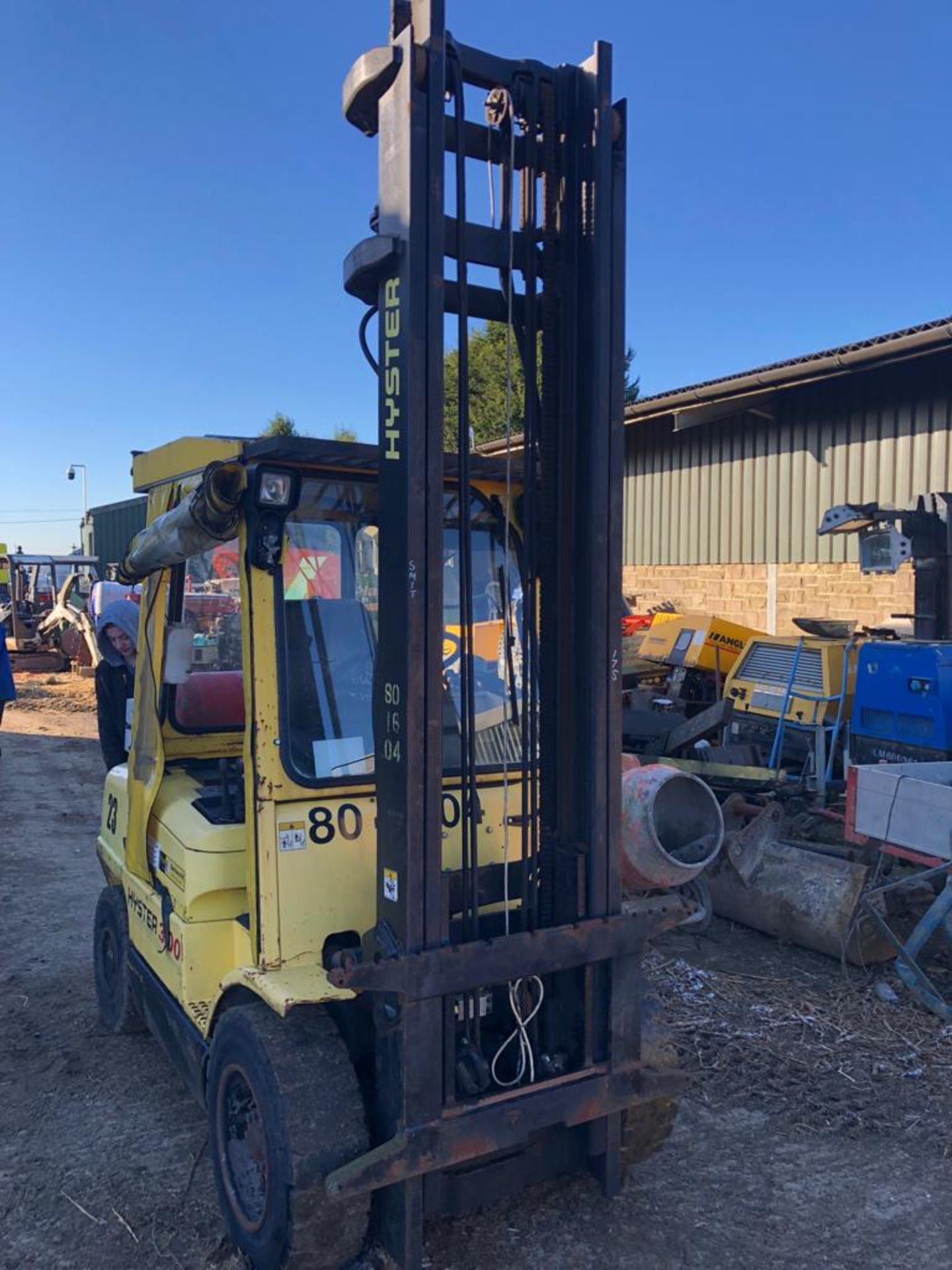 2003 HYSTER H3.00XM GAS FORKLIFT (FORKS NOT INCLUDED) *PLUS VAT* - Image 8 of 8