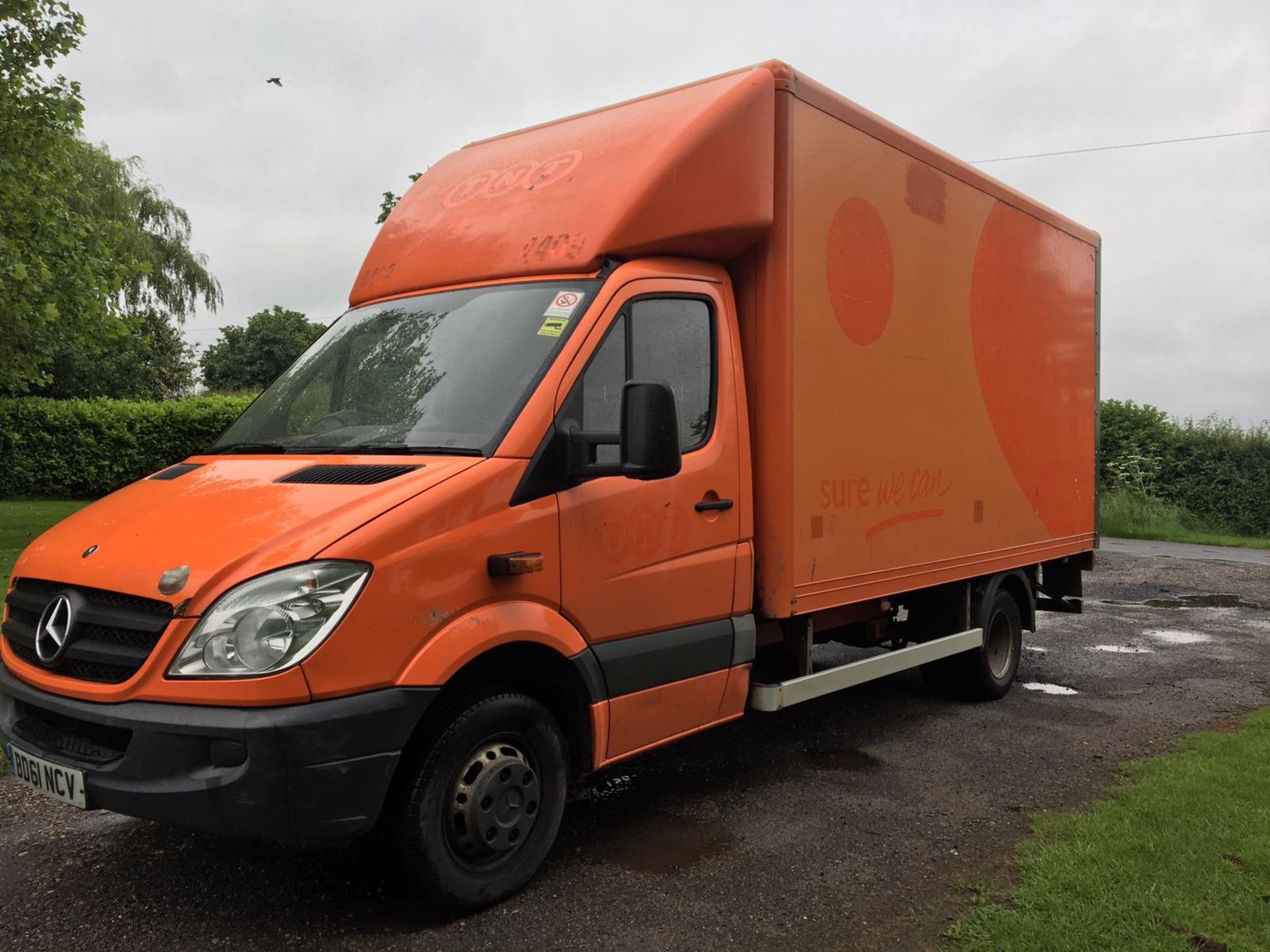 2011/61 REG MERCEDES-BENZ SPRINTER 513 CDI 2.2 DIESEL ORANGE BOX VAN, SHOWING 0 FORMER KEEPERS - Image 3 of 16