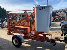 CHERRY PICKER PRIESTMAN 9/29 LINESMAN SINGLE AXLE TOW-ABLE MAN LIFT, RUNS, WORKS LIFTS *PLUS VAT*