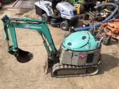 YANMAR BO3 SCOOPY TRACKED MINI DIGGER / EXCAVATOR *PLUS VAT*