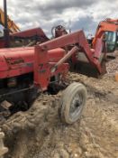 MASSEY FERGUSON 135 TRACTOR C/W FRONT LOADER ATTACHMENT, RUNS & WORKS - EX COLLEGE *PLUS VAT*