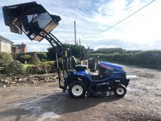 ISEKI SXG 19 RIDE ON LAWN MOWER C/W HIGH LIFT COLLECTOR, RUNS, WORKS AND CUTS *PLUS VAT*