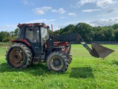 CASE INTERNATIONAL 885XL TRACTOR C/W FRONT LOADING SHOVEL ATTACHMENT SWL 1000 KG *PLUS VAT*