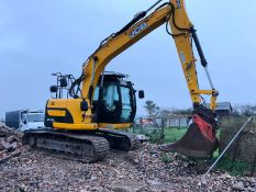 2014 JCB JZ140LC TRACKED 14 TON CRAWLER EXCAVATOR, RUNS AND WORKS WELL, GOOD TRACKS & SPROCKETS