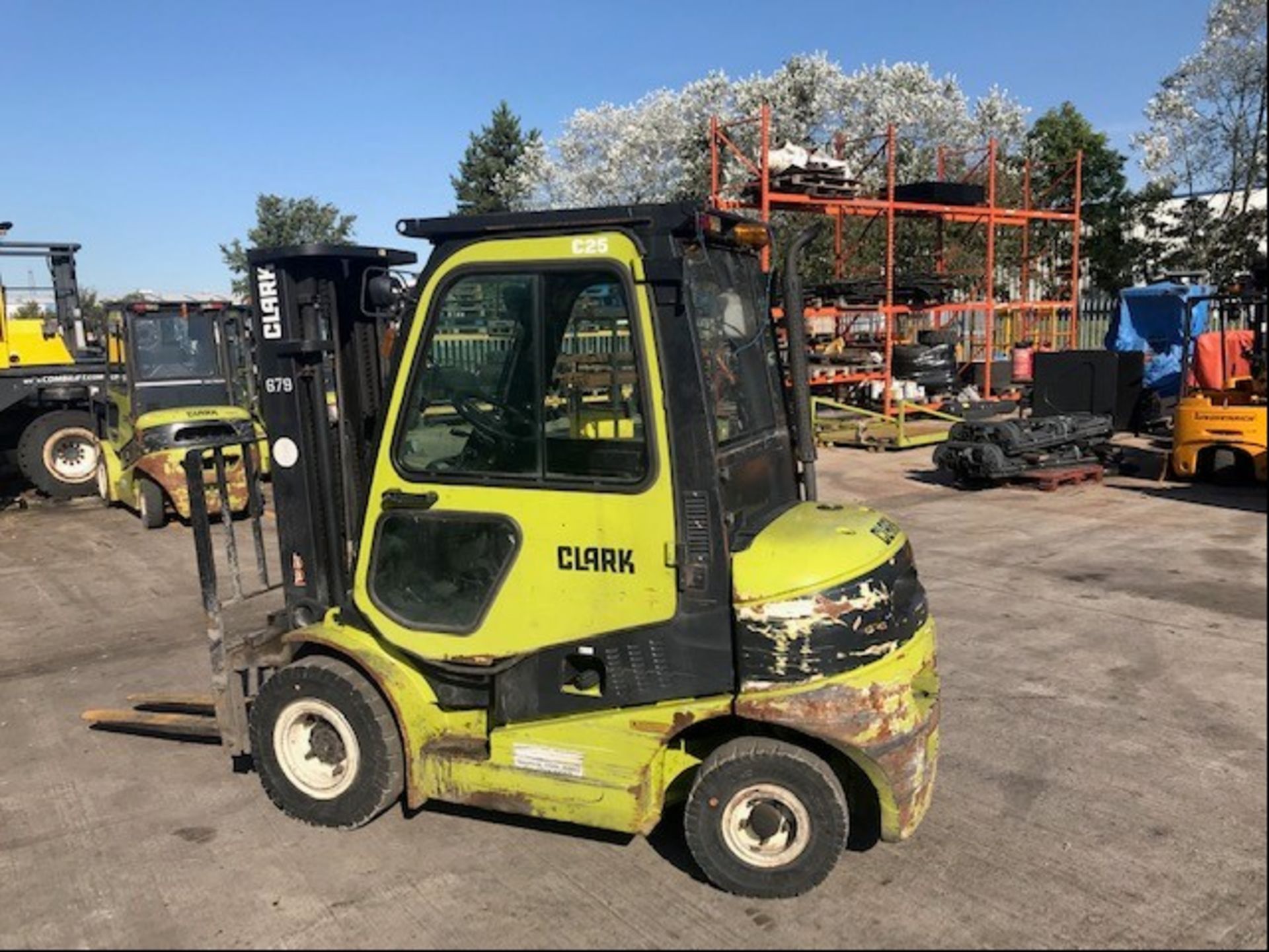 CLARK C25D COUNTERBALANCE DIESEL FORKLIFT, YEAR 2013 *PLUS VAT*