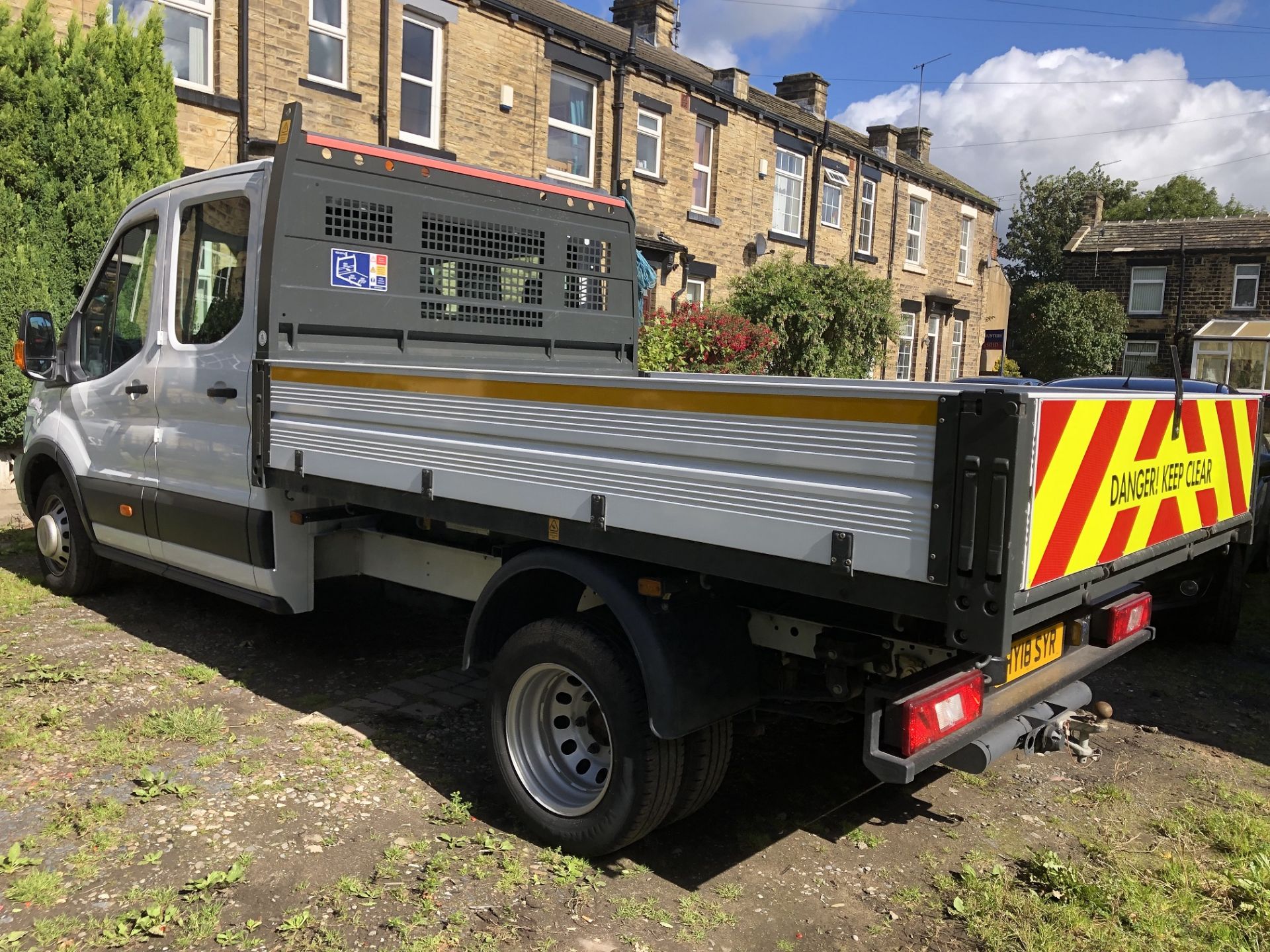 2018/18 REG FORD TRANSIT 350 CREW CAB 2.0 DIESEL TWIN WHEEL TIPPER, SHOWING 1 FORMER KEEPER *NO VAT* - Image 2 of 21