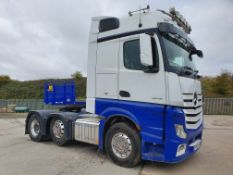 2013/63 REG MERCEDES-BENZ ACTROS Z545 BLUETEC 5 DIESEL TRACTOR (HEAVY HAULAGE) UNIT *PLUS VAT*