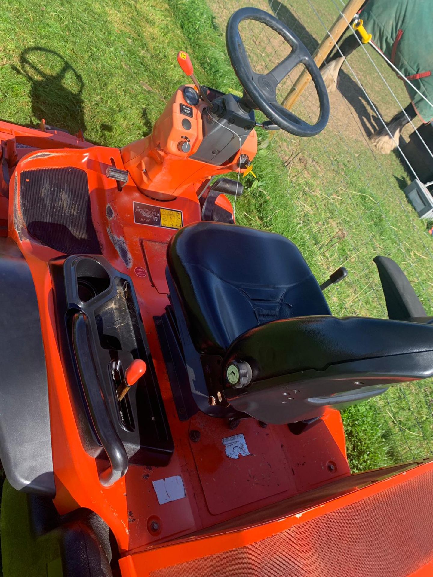 2012 KUBOTA F3680 OUT FRONT 4WD HST MOWER, TURF TYRES, 35 HP DIESEL ENGINE *PLUS VAT* - Image 11 of 15