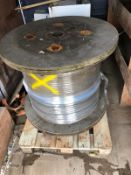 570M OF 16MM WIRE ROPE 19/7 ANTI-SPIN NON ROTATION MINIMUM BRAKE 16 TONNE APPROX, GOOD CONDITION