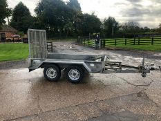 INDESPENSION TWIN AXLE PLANT TRAILER 8' X 4' *PLUS VAT*