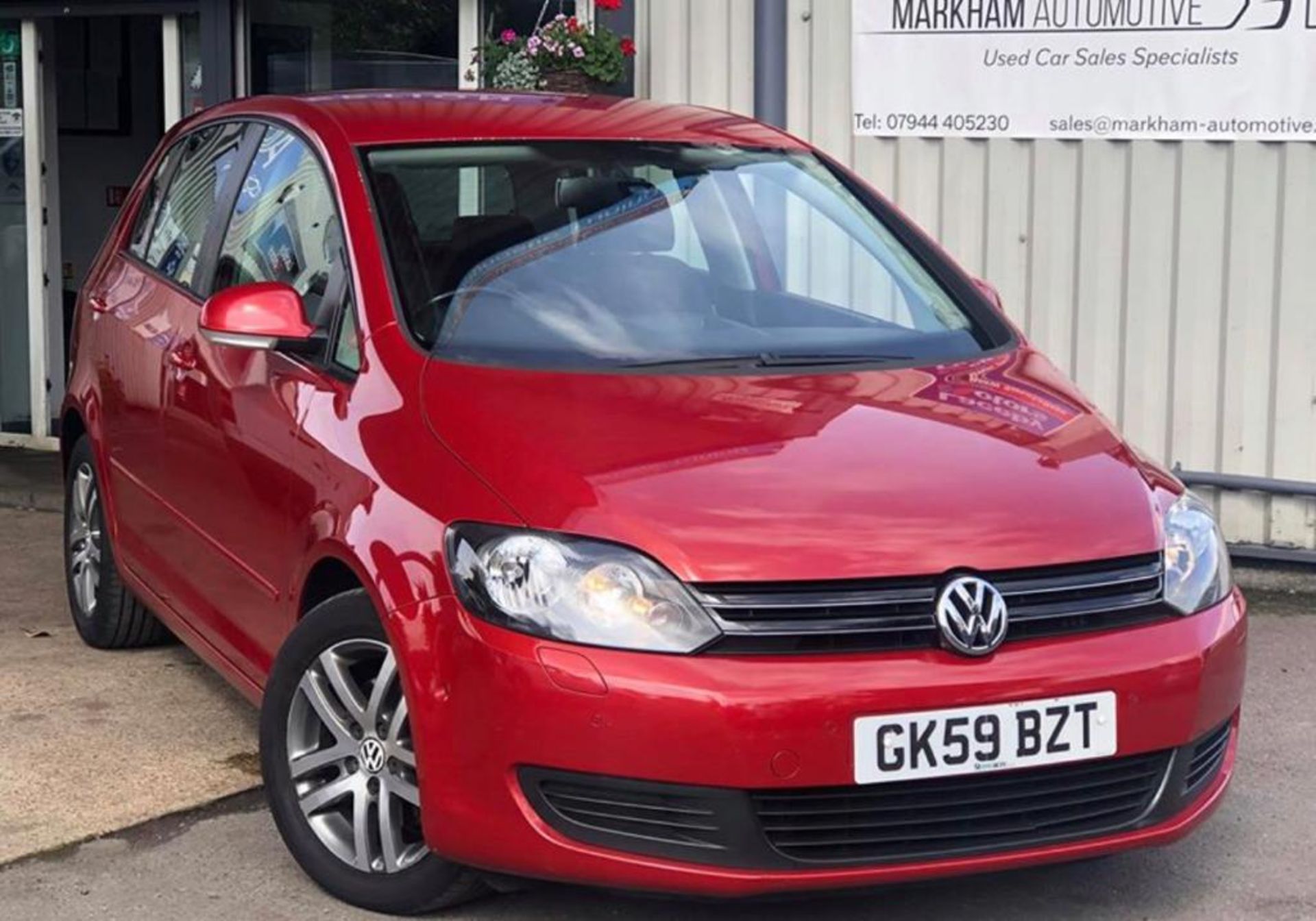 2009/59 REG VOLKSWAGEN GOLF PLUS SE TDI 1.6 DIESEL RED 5 DOOR HATCHBACK *NO VAT*