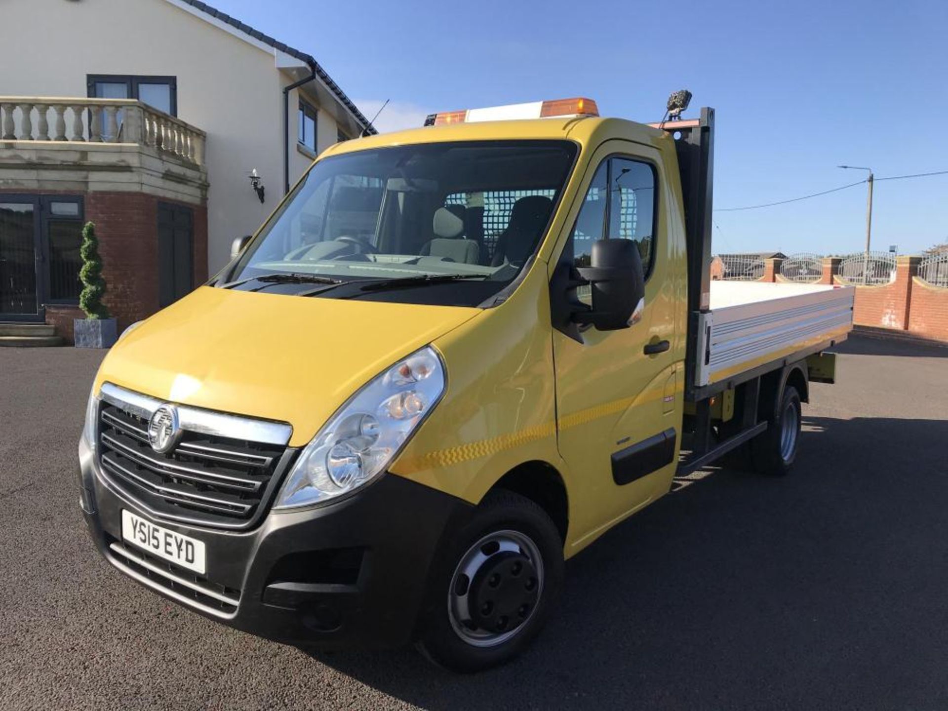 2015/15 REG VAUXHALL MOVANO R3500 L3H1 CDTI DR 125 LWB ALLOY DROPSIDE TRUCK SHOWING 0 FORMER KEEPERS - Image 2 of 17