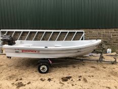 PIONER 12 BOAT WITH TOHATSU OUTBOARD MOTOR IDEAL FOR ANGLERS ON LOCHS, LAKES, RIVERS ETC *PLUS VAT*