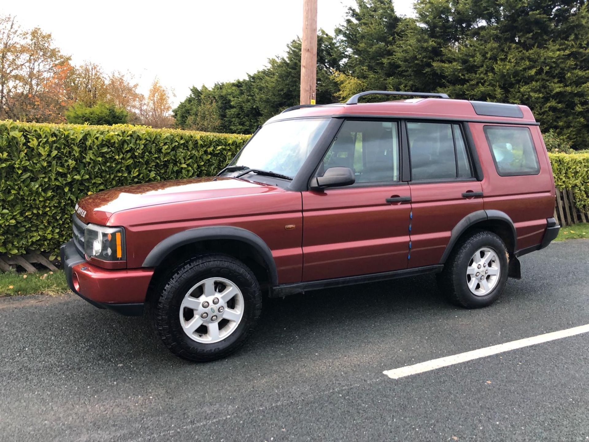 2003/03 REG LAND ROVER DISCOVERY TD5 GS 2.5 DIESEL RED 7 SEATS, PRIVATE REG INCLUDED *NO VAT* - Image 3 of 14