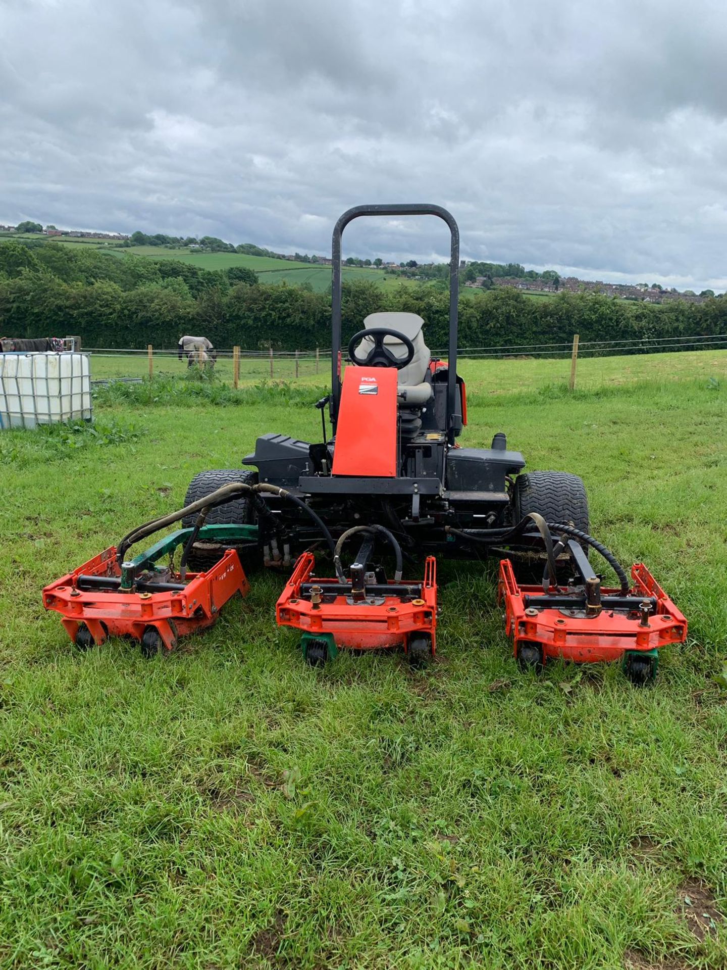 RANSOMES JACOBSEN AR250 KUBOTA 42HP TURBO DIESEL 5 GANG ROTARY WIDE AREA MOWER *PLUS VAT* - Image 4 of 11