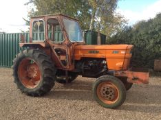 1976 FIAT 85C TRACTOR WITH CAB, V5 LOGBOOK, POWER STEERING, STARTS, RUNS, DRIVES, REAR HYDRAULICS