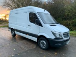 2016/16 REG MERCEDES-BENZ SPRINTER 316 CDI 2.2, NEW MICRO DIGGERS, MOWERS, TRACTORS, WHEEL LOADERS, FORKLIFTS ETC ENDS 7PM THURSDAY