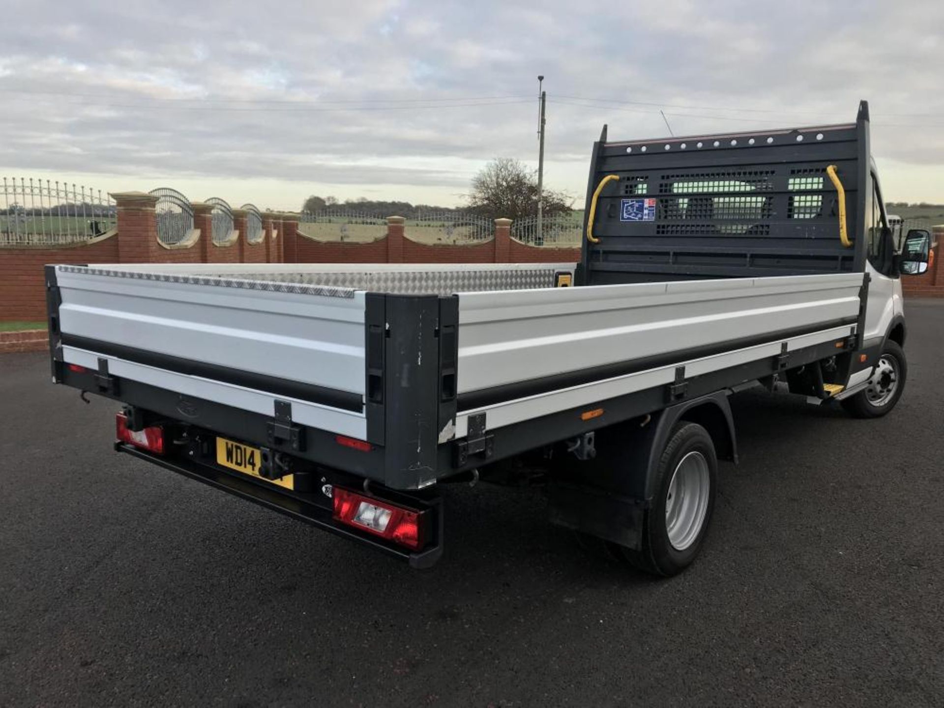 2014/14 REG FORD TRANSIT LWB 155BHP T350 DROPSIDE LORRY, SHOWING 1 FORMER KEEPER *PLUS VAT* - Bild 3 aus 11