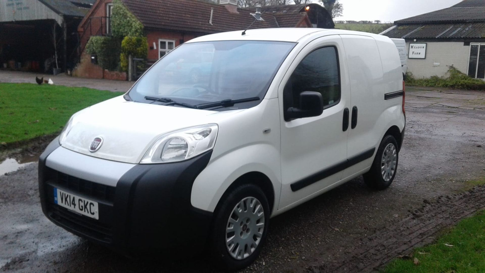 2014/14 REG FIAT FIORINO 16V MULTIJET 1.25 DIESEL WHITE VAN, SHOWING 2 FORMER KEEPERS *NO VAT* - Bild 2 aus 8