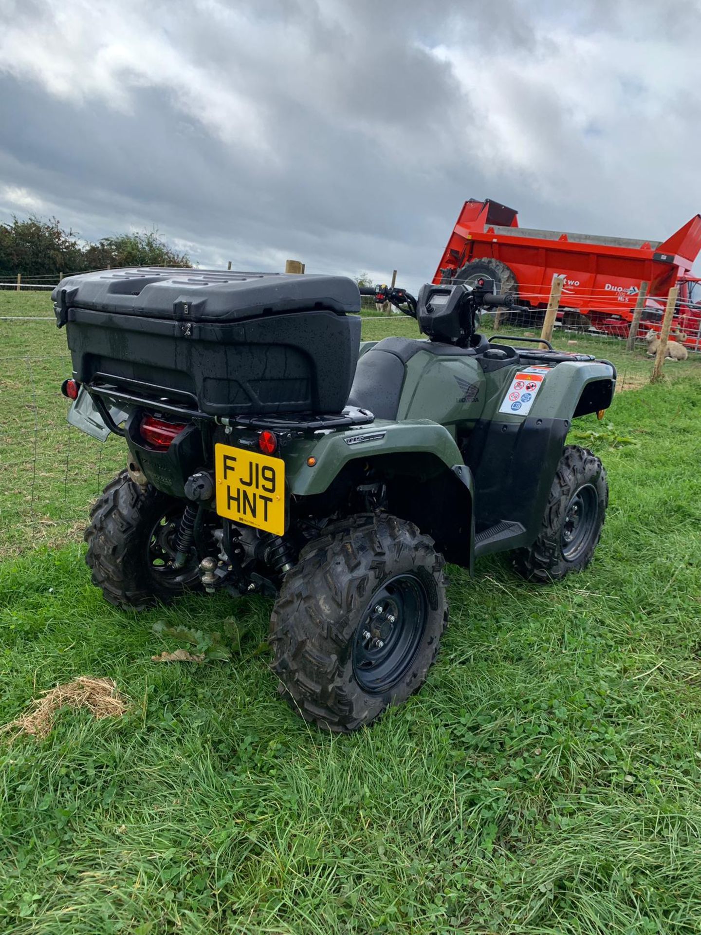 2019 HONDA TRX 500 FM 4WD QUAD 475CC PETROL, ROAD REGISTERED, SHOWING 0 FORMER KEEPERS *PLUS VAT* - Bild 9 aus 14