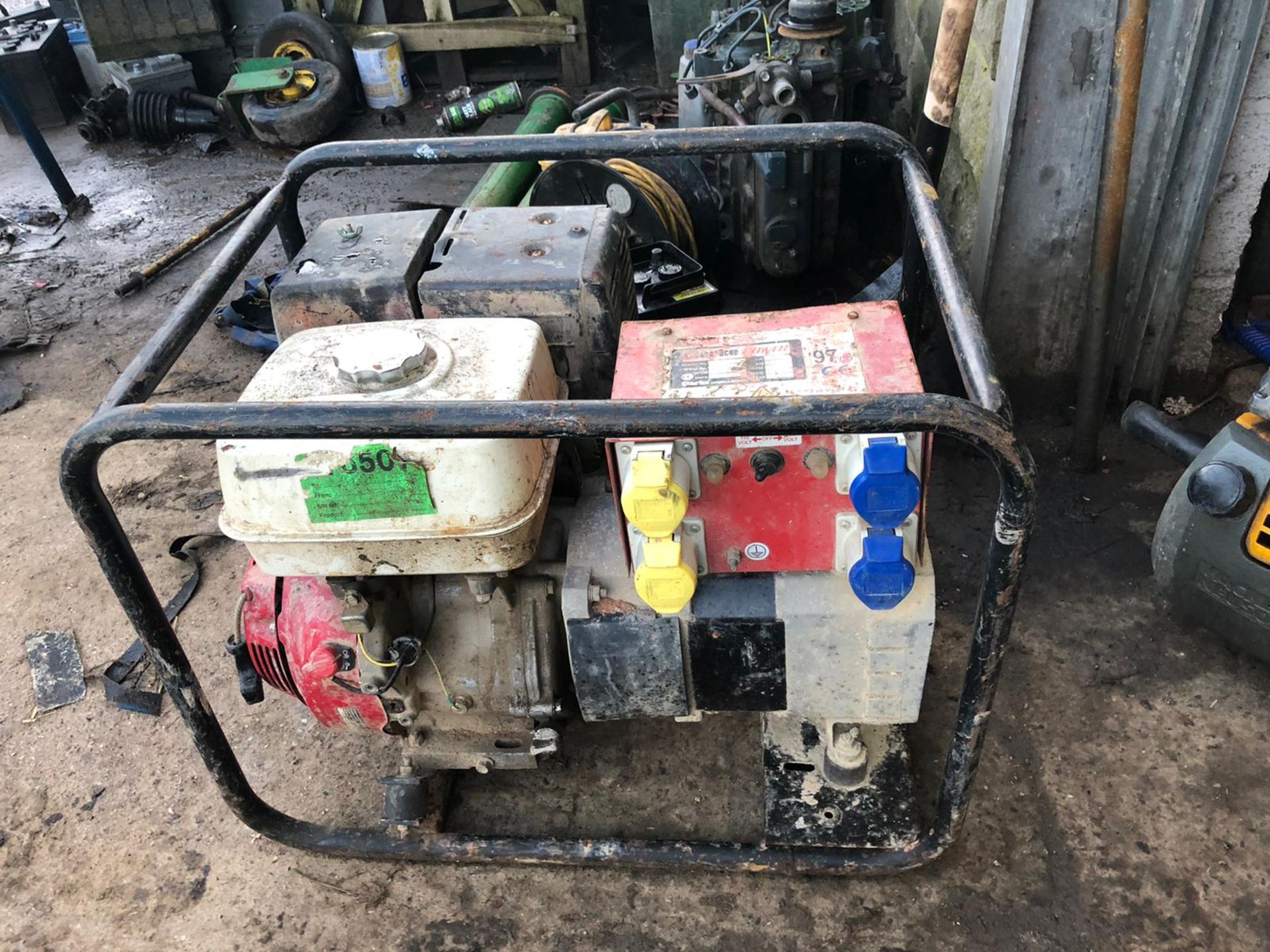 CLARKE 6 KVA PETROL GENERATOR, MODEL CP6050, RUNS AND WORKS WELL *NO VAT* - Bild 6 aus 7