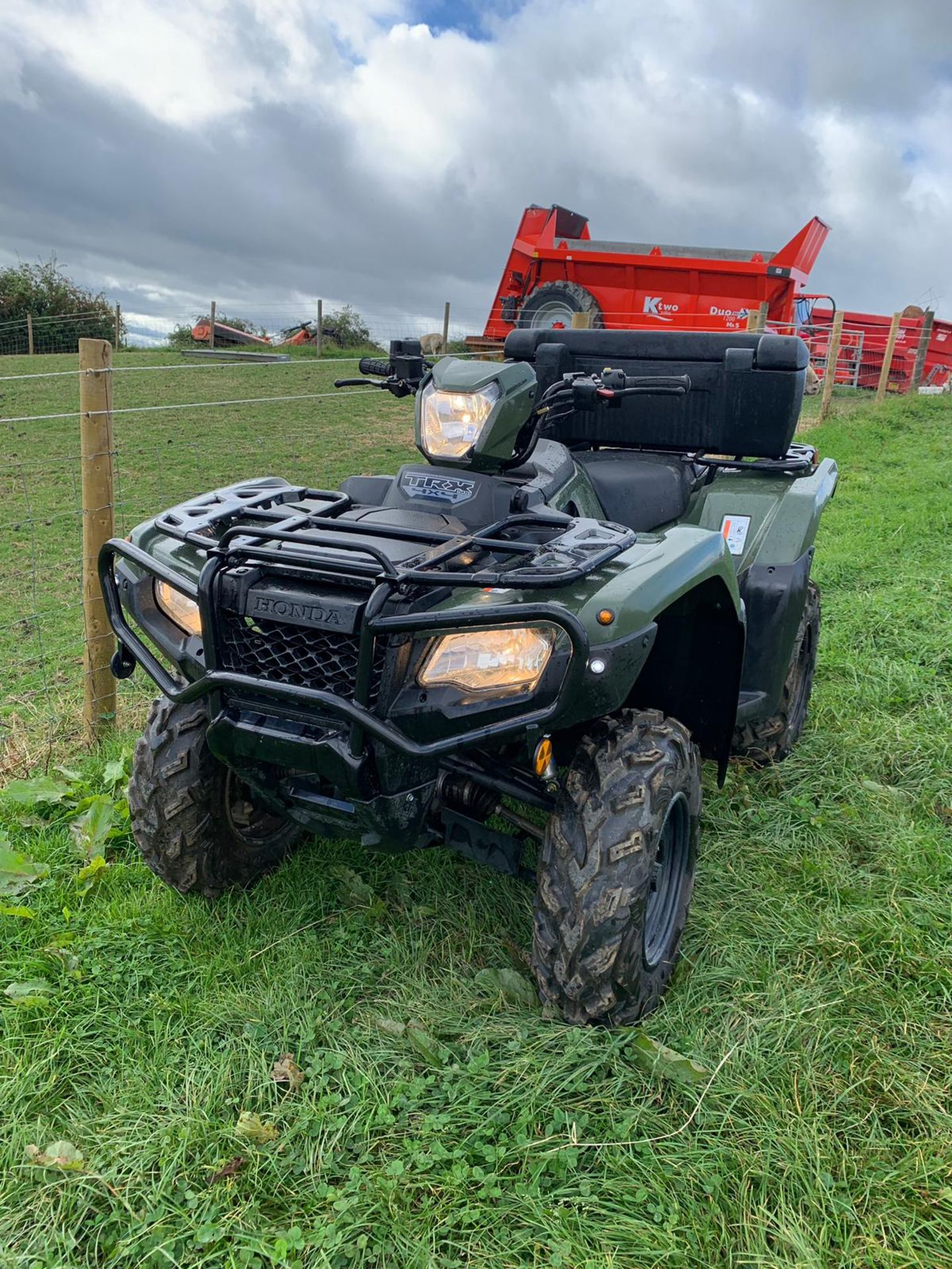 2019 HONDA TRX 500 FM 4WD QUAD 475CC PETROL, ROAD REGISTERED, SHOWING 0 FORMER KEEPERS *PLUS VAT* - Bild 3 aus 14