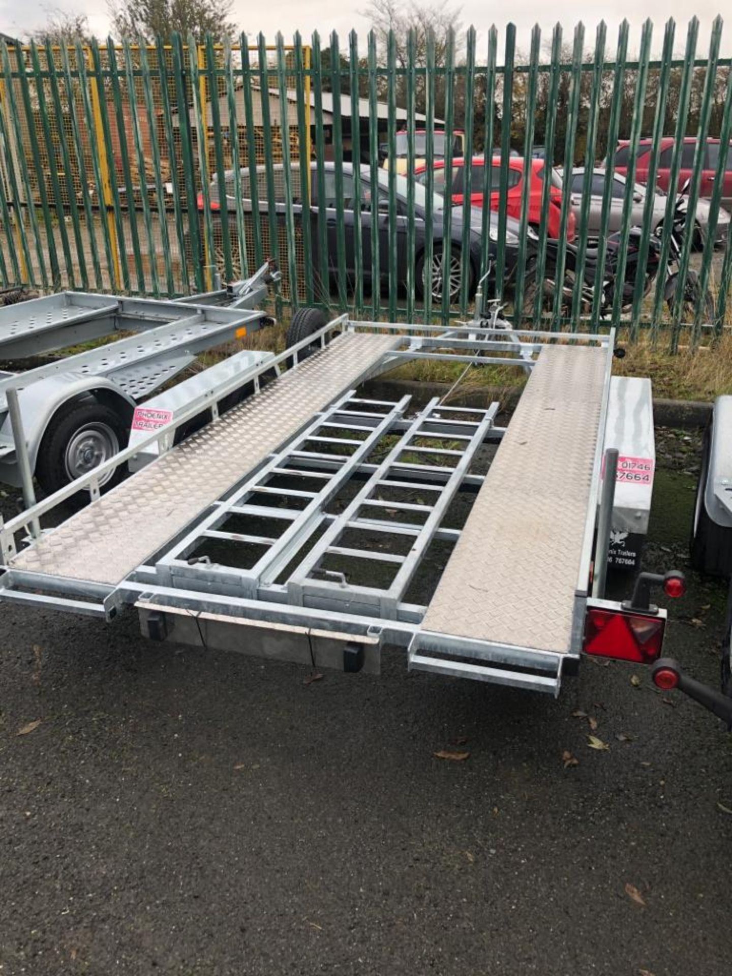 TWIN AXLE 2 TONNE PHOENIX TRAILER C/W RAMPS & SPARE WHEEL, 3.6M LONG, 1.8M WIDE *NO VAT* - Bild 2 aus 4