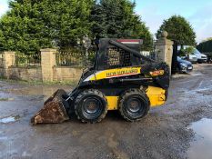 NEW HOLLAND L150 SKID STEER LOADER 4WD WITH BUCKET, RUNS, WORKS AND LIFTS *PLUS VAT*