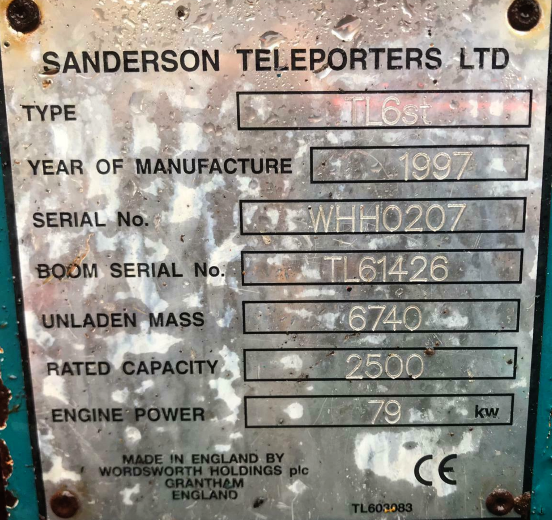 Sanderson TL6st telehandler 1997S - Bild 12 aus 12