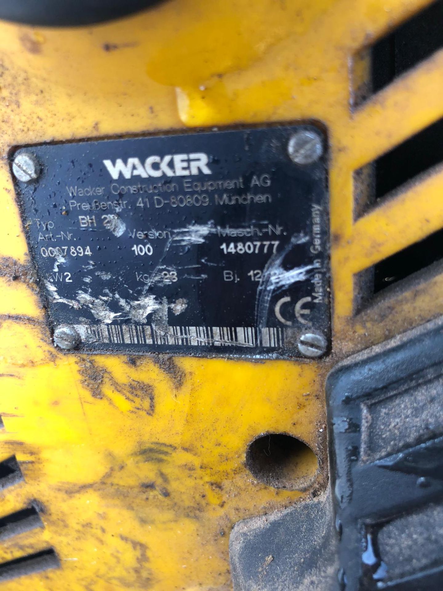 WACKER PETROL BREAKER, RUNS AND WORKS *NO VAT* - Bild 2 aus 4