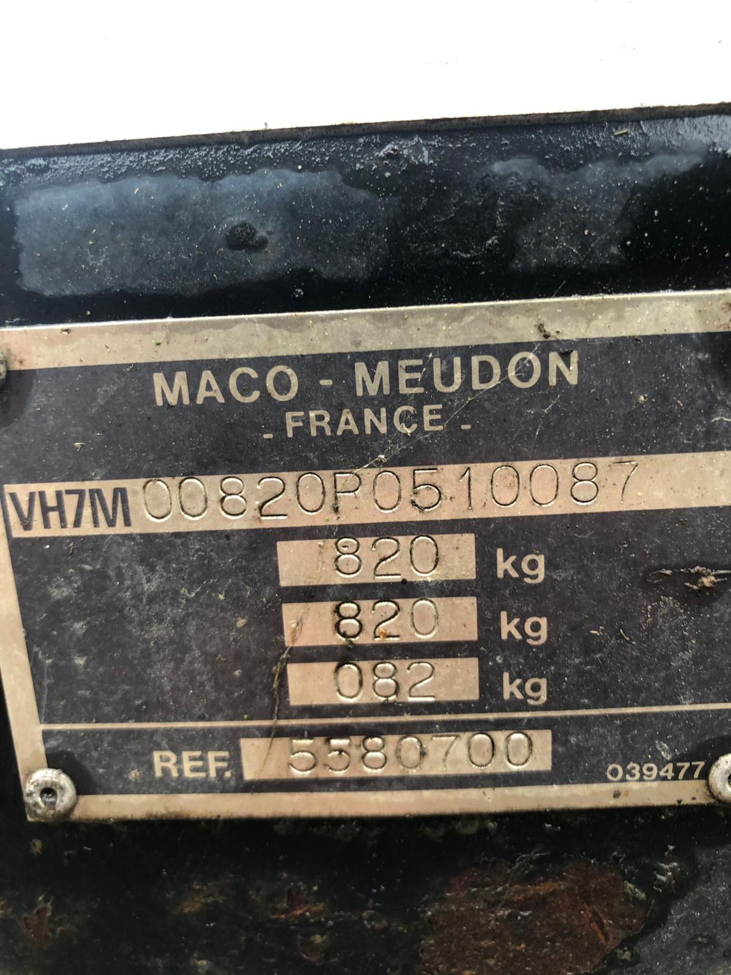 MACO SULLAIR 35 SINGLE AXLE AIR COMPRESSOR, 4 CYLINDER KUBOTA DIESEL ENGINE, RUNS, WORKS, MAKES AIR - Image 6 of 7