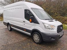 2016/16 REG FORD TRANSIT 350 TREND 2.2 DIESEL WHITE PANEL VAN, SHOWING 0 FORMER KEEPERS *NO VAT*