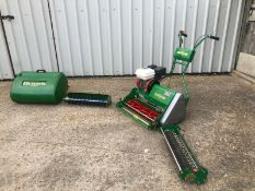 DENNIS FT610 MOWER, 24" CUT, YEAR 2015, C/W 3 CASSETTES & GRASS BOX *PLUS VAT*