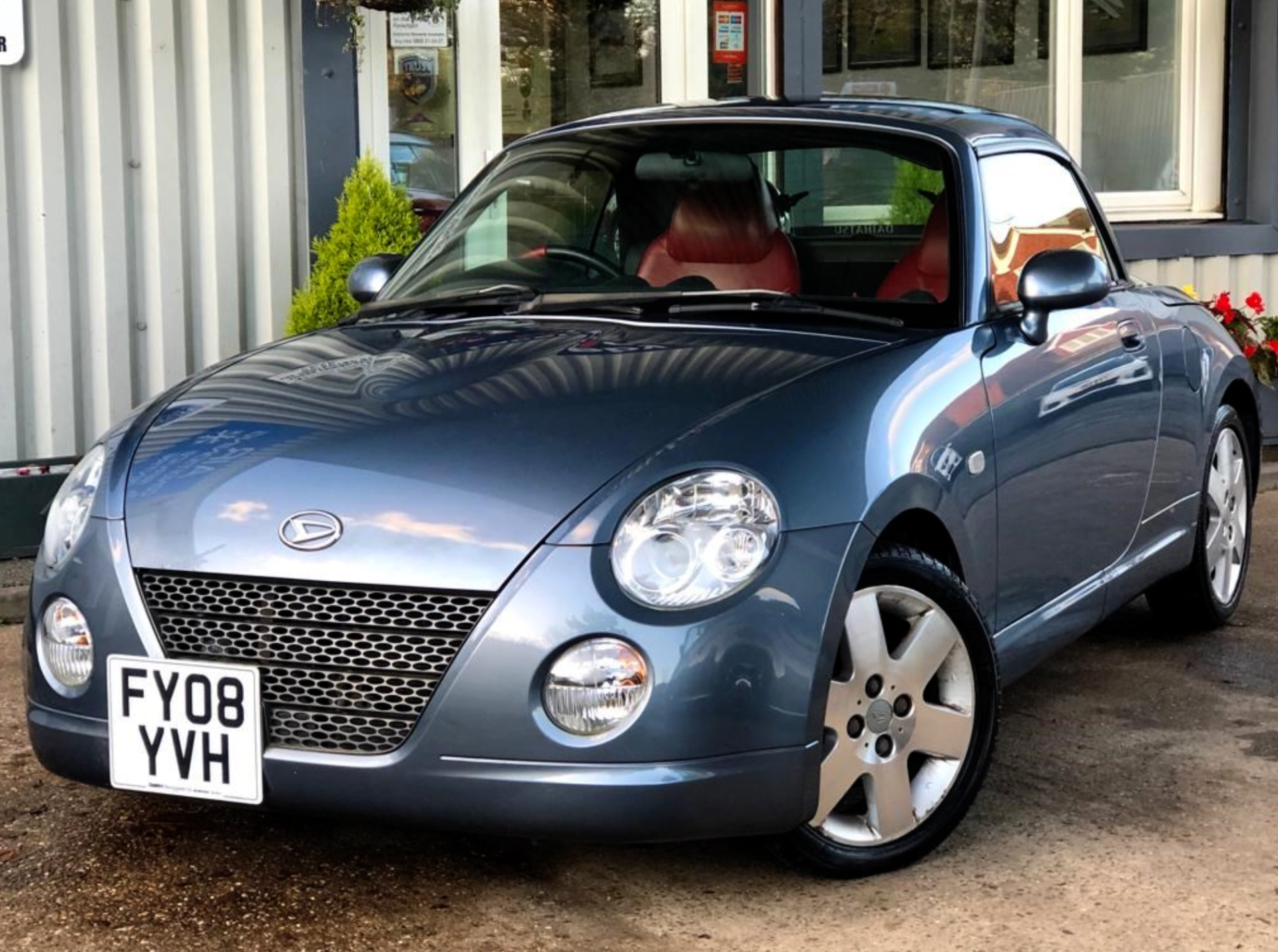 2008/08 REG DAIHATSU COPEN 1.3 PETROL GREY CONVERTIBLE - Image 3 of 13