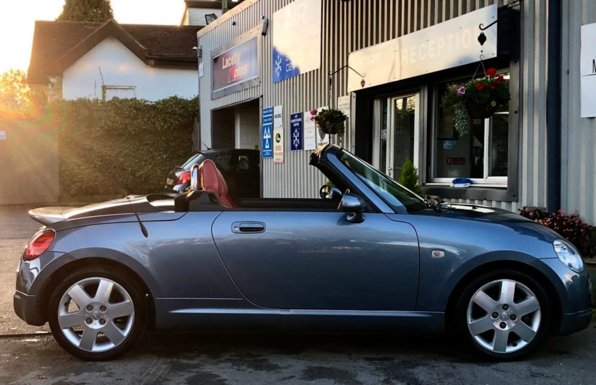 2008/08 REG DAIHATSU COPEN 1.3 PETROL GREY CONVERTIBLE - Image 8 of 13