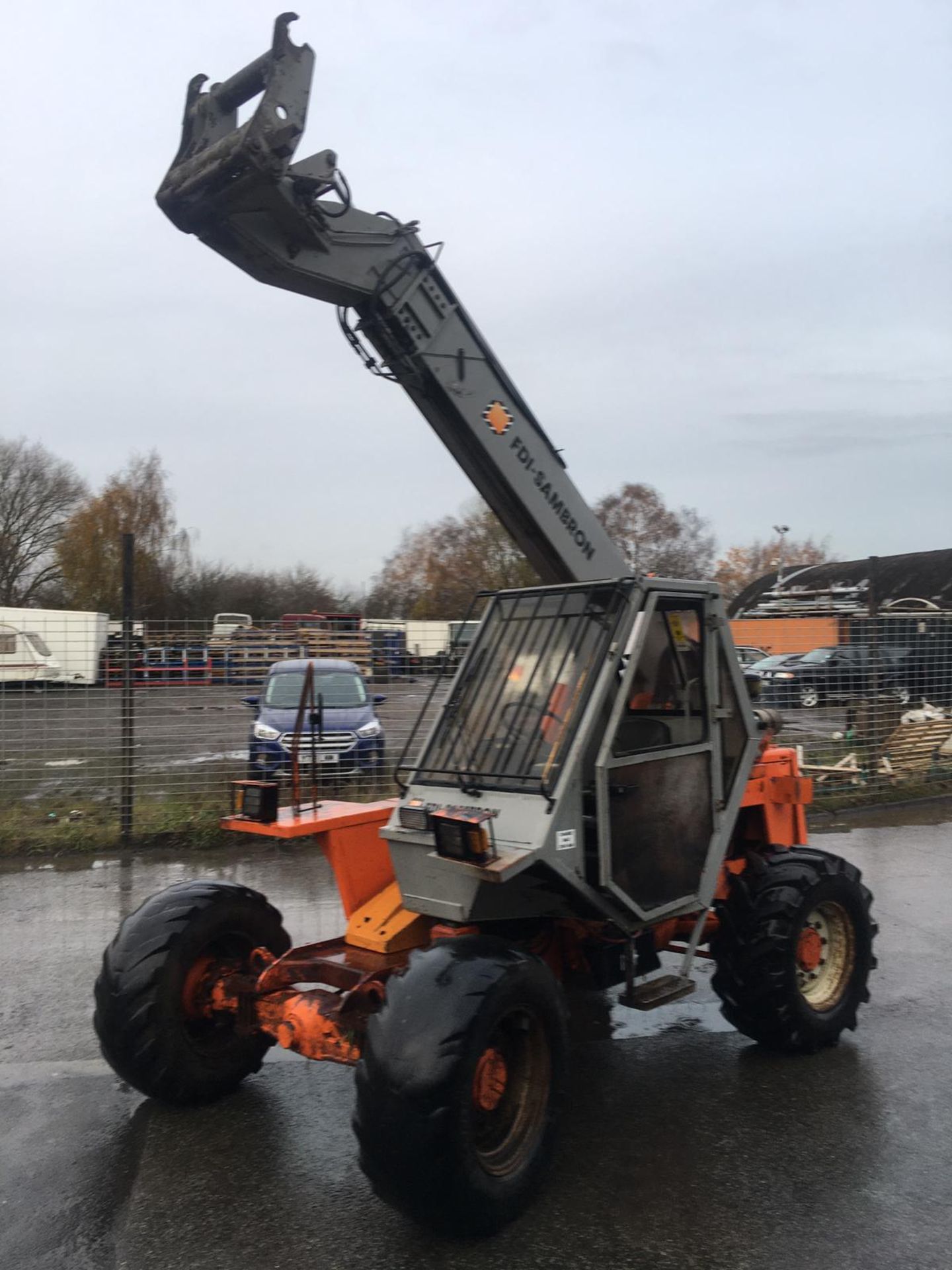 1989/F REG FDI-SAMBRON ORANGE TELEHANDLER DIESEL, GROSS MASS 8520 KG, RUNS, WORKS & LIFTS *NO VAT* - Bild 3 aus 18