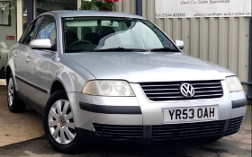 2003/53 REG VOLKSWAGEN PASSAT S TDI AUTO 1.9 DIESEL SILVER , LOW MILES