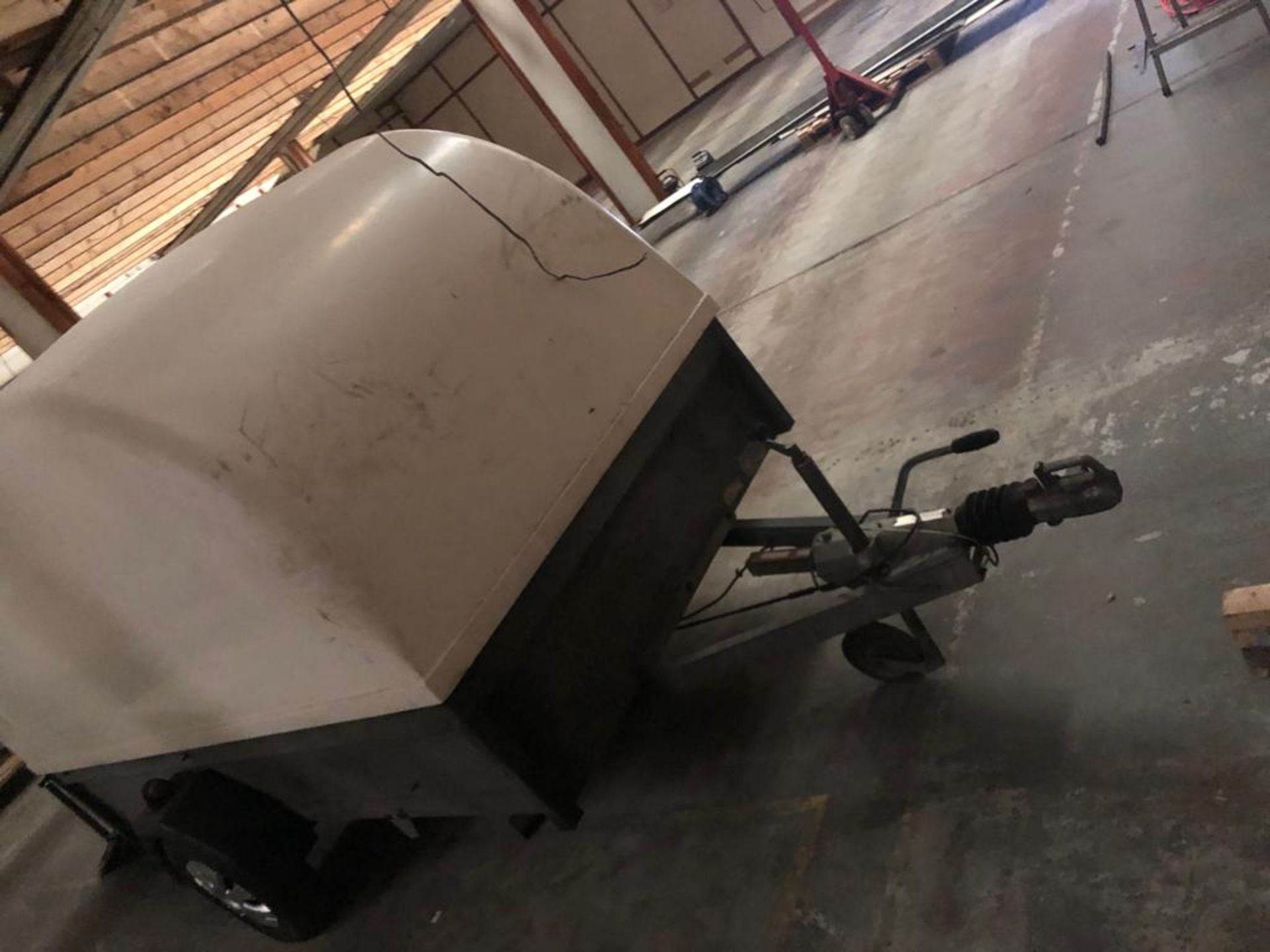SPECIALIST SINGLE AXLE TOW ABLE MOTORBIKE TRANSPORT COVERED TRAILER WITH REAR RAMP *PLUS VAT* - Bild 6 aus 9