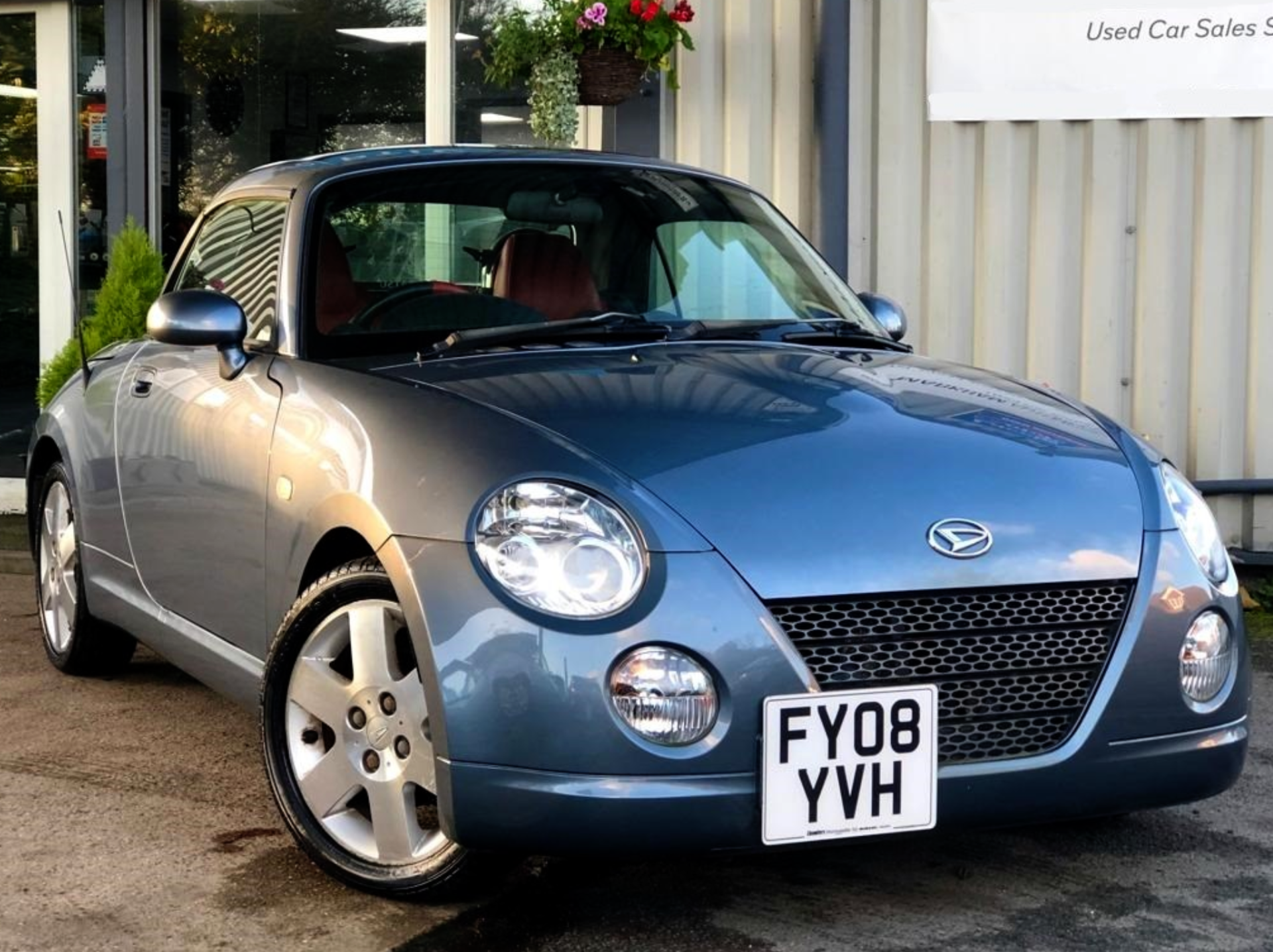 2008/08 REG DAIHATSU COPEN 1.3 PETROL GREY CONVERTIBLE