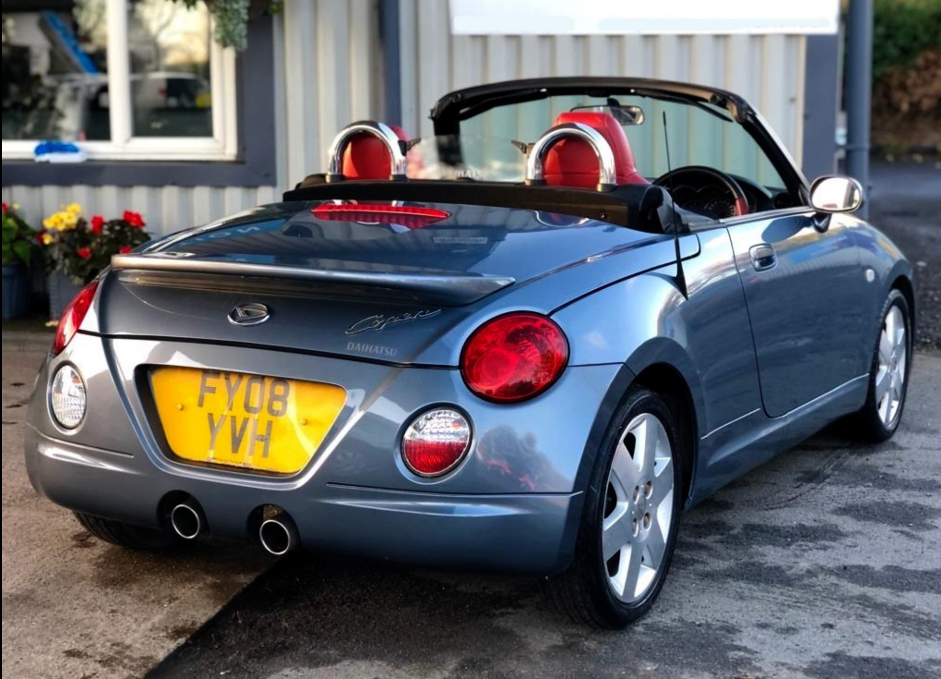 2008/08 REG DAIHATSU COPEN 1.3 PETROL GREY CONVERTIBLE - Image 6 of 13