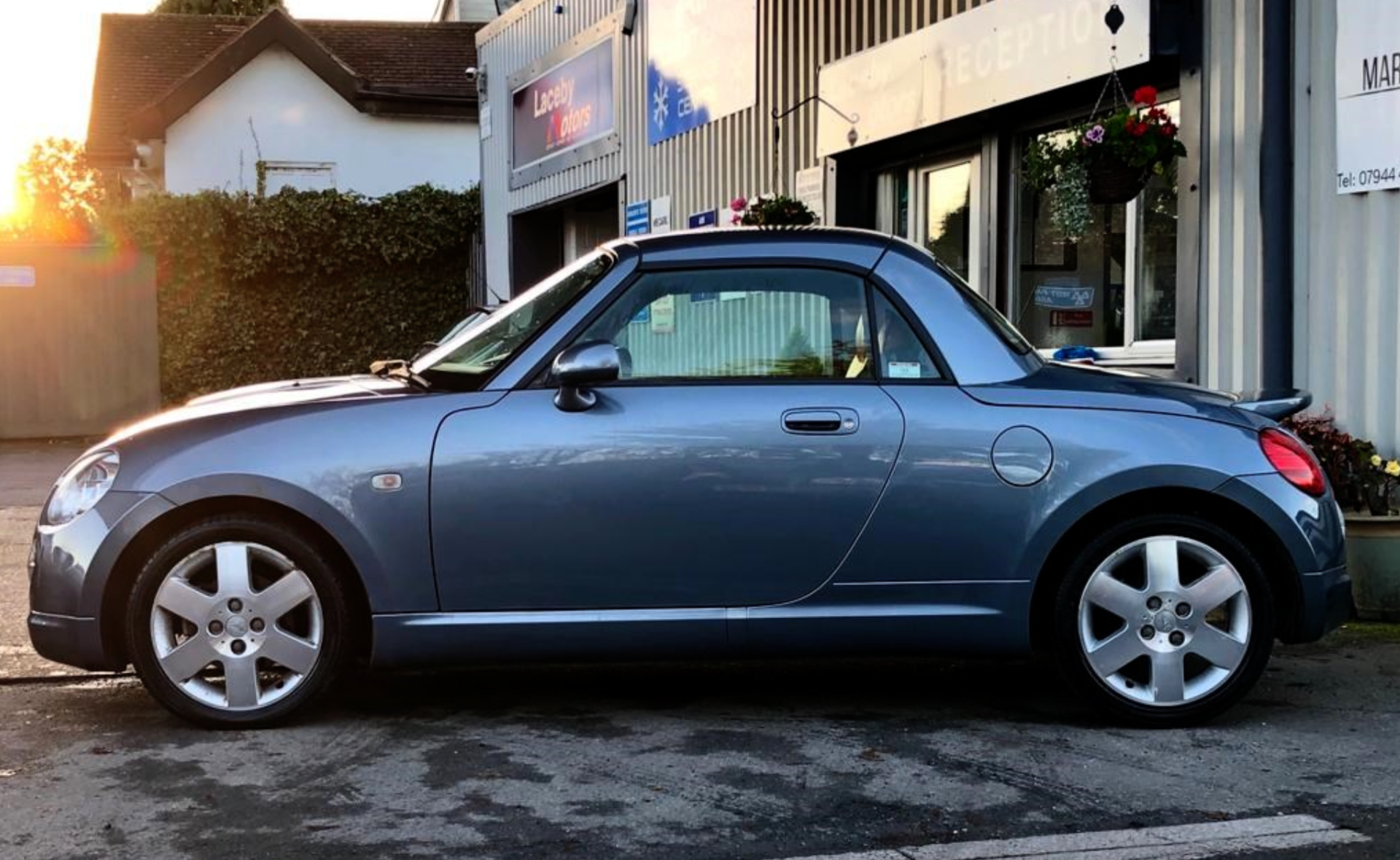 2008/08 REG DAIHATSU COPEN 1.3 PETROL GREY CONVERTIBLE - Image 4 of 13